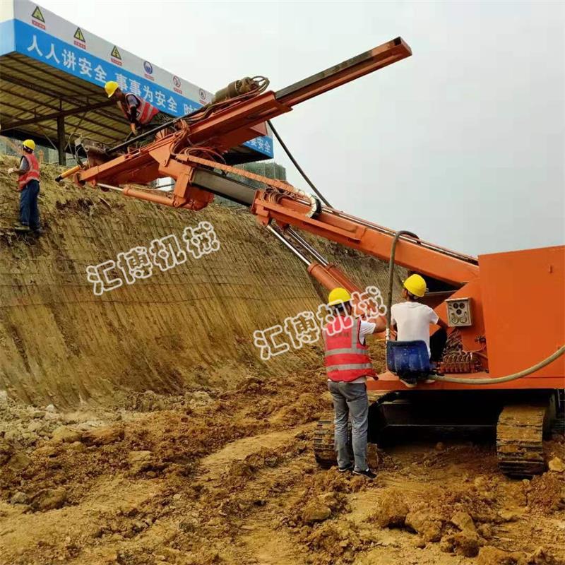 山體護坡鉆孔機，全液壓錨固鉆機現(xiàn)貨出售